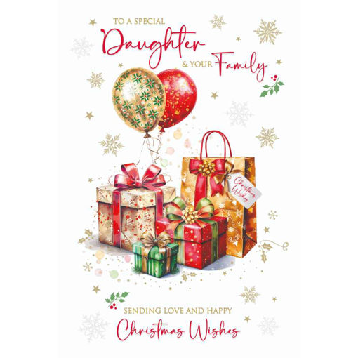 Picture of SPECIAL DAUGHTER & FAMILY CHRISTMAS CARD